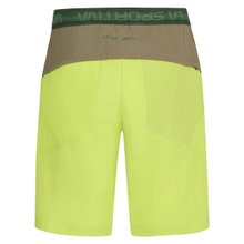 La Sportiva Wanderhose Guard Short (elastischer Bund mit Kordelzug) kurz limegelb Herren